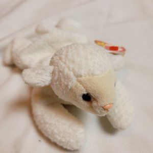 Vintage Ty Beanie Baby Fleece the Lamb Style 4125 1996